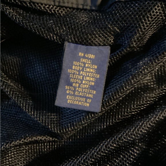 Men’s BLACK Polo Ralph Lauren lightweight hooded windbreaker jacket w/ red logo - Picture 11 of 11